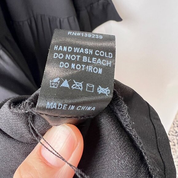 Pomander Place Poplin Kenzo dress, black, Size S - Picture 10 of 10